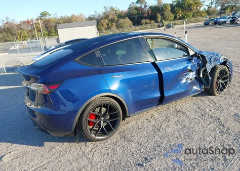 2021 Tesla Model Y Performance Dual Motor All-Wheel Drive from USA, damaged, VIN 5YJYGDEF8MF245168